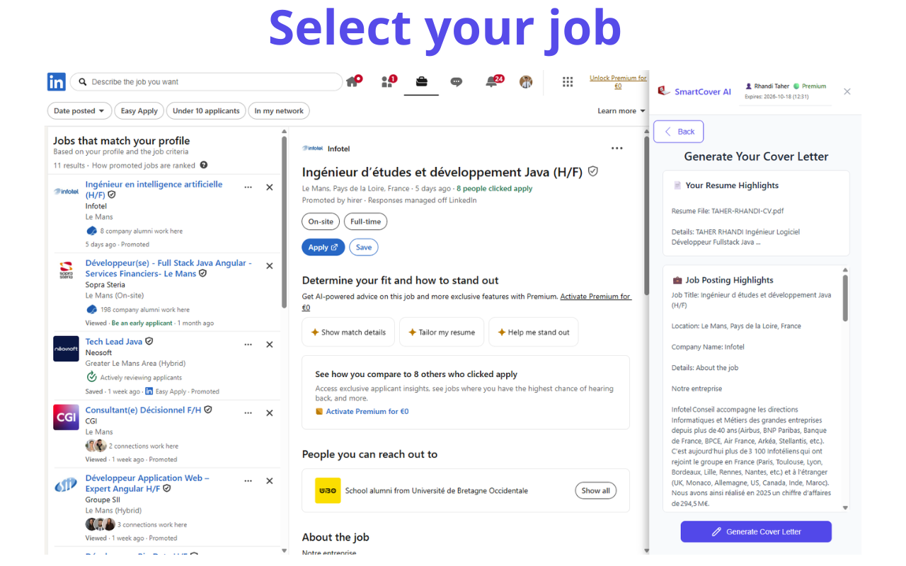 Tweak your cover letter